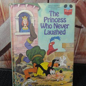 Disney The Princess who never laughed, Goofey illustrated 1974~cut fun read,